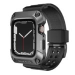 Nillkin for Apple Watch Series 44mm 4 5 6 45mm 7 8 band Case Soft iner TPU Metal Stainless Steel DynaGuard Wristband Hard Case