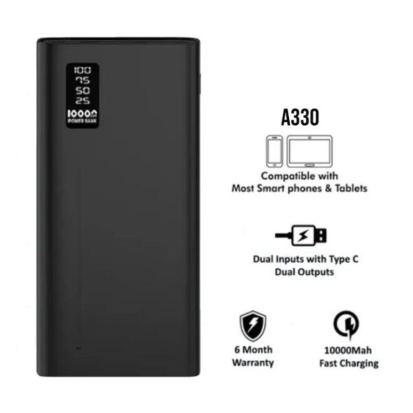 aspor a330 portable 10000mAh power bank